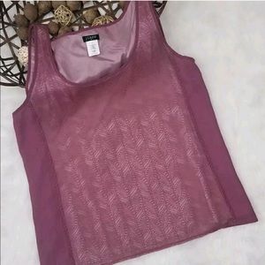 J. Crew Sleeveless Top- Mauve -size 4